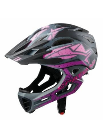 Cratoni Freeride Fahrradhelm C-Maniac Pro in schwarz/pink/lila