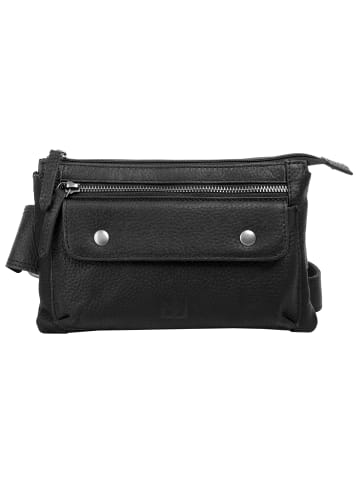 Bodenschatz Gürteltasche echt Leder in schwarz