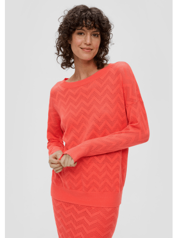 s.Oliver Strickpullover langarm in Orange