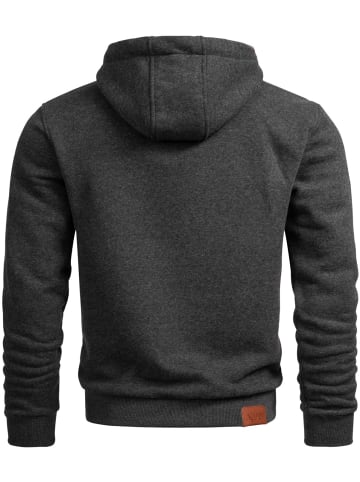 Alessandro Salvarini Hoodie Alessandro Salvarini Herren Hoodie AS294 in Dunkelgrau