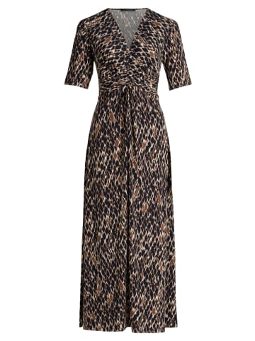 Betty Barclay Maxikleid mit Raffung in Dark Blue/Brown