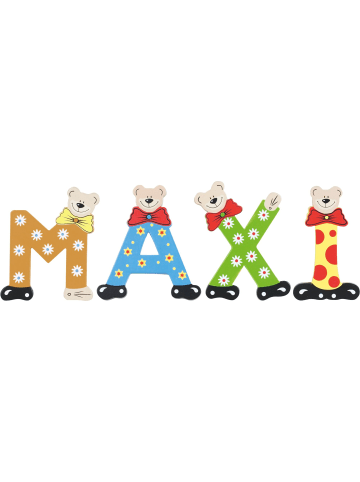 Playshoes Deko-Buchstaben "MAXI" in bunt