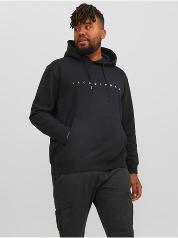 JACK & JONES PLUS Kapuzenpullover in Black