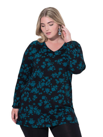 Ulla Popken Longshirt in petrolgrün