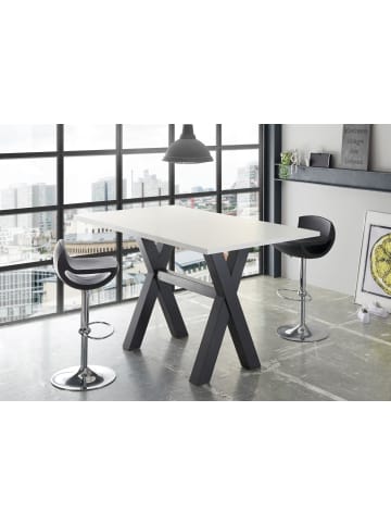 58 aufm Kessel STEHTISCH Essa 2 140 x 70 x 105 aus Holzwerkstoff Weiß Matt Lack