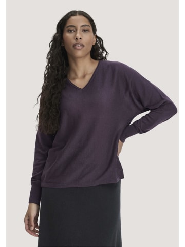 Hessnatur Hessnatur Pullover Oversize aus TENCEL™ Lyocell und Bio-Baumwolle in dunkle traube