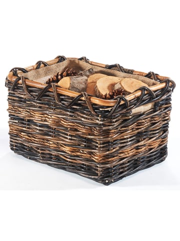 kobolo Kaminholzkorb FIREWDBSK 35 in Braun