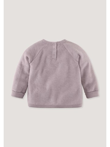 Hessnatur Hessnatur Wollfrottee Sweatshirt Raglan aus reiner Bio-Merinowolle in mattrosa