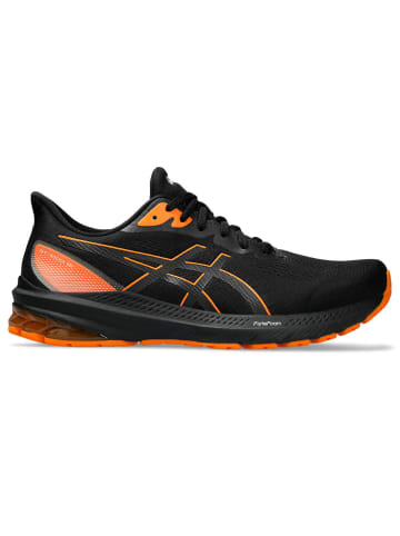 asics Laufschuhe GT-1000 12 GTX in BLACK/BRIGHT ORANGE