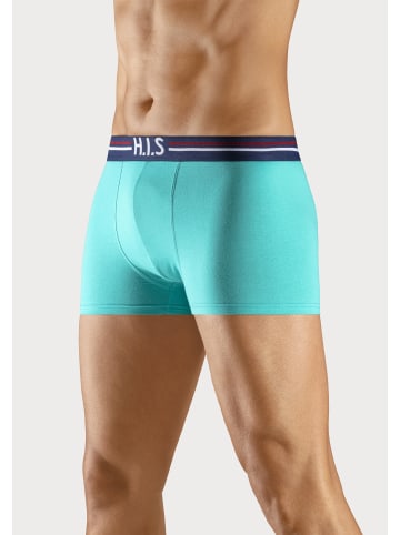 H.I.S Boxer in orange, mint, navy, grau-meliert, schwarz