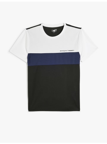 KOTON T-shirt in Schwarz
