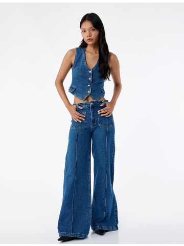 KOTON HOSEN in Mittel Indigo