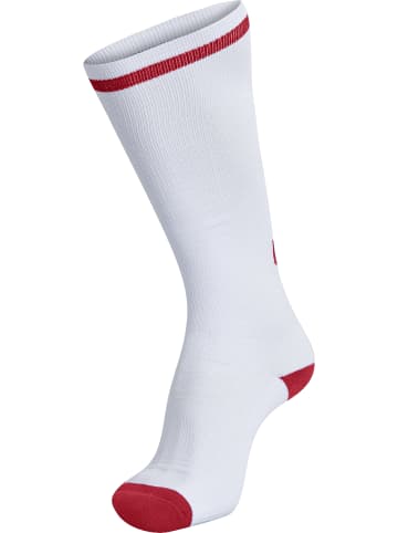 Hummel Long Socken Elite Indoor Multisport Erwachsene in WHITE/TRUE RED