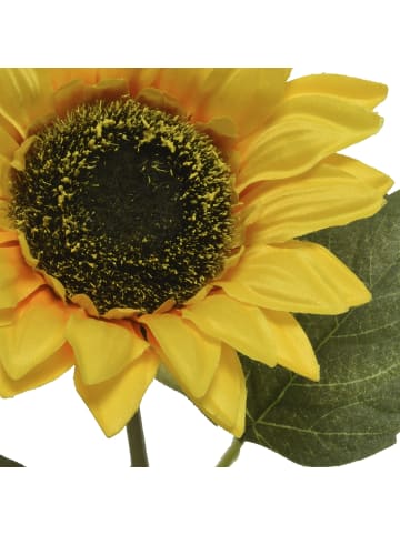 MARELIDA Deko Sonnenblume in gelb - H: 64cm