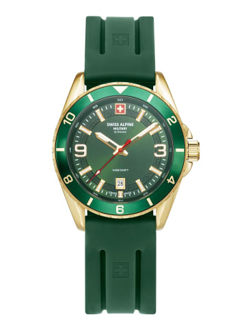 Swiss Alpine Military by Grovana Analoguhr für Herren in Grün