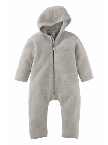 Hessnatur Wollfleece Overall in hellgrau