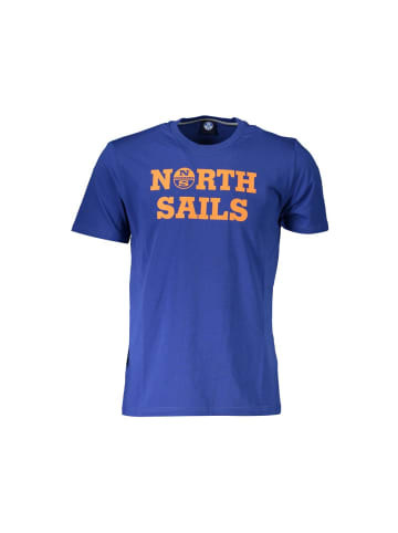 North Sails Blaues Baumwoll-T-Shirt