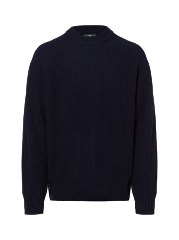 Nils Sundström Strickpullover in marine - 0001