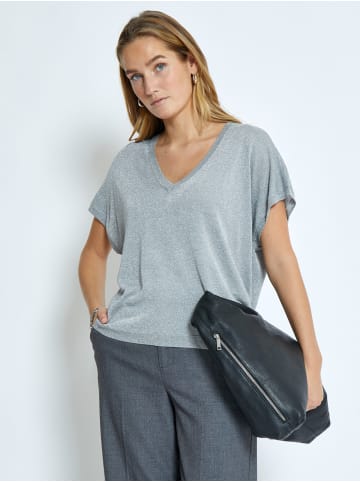minus T-Shirt in Light Grey Metal.