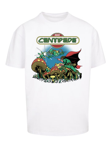 F4NT4STIC Oversize T-Shirt Centipede Atari Retro Gaming in weiß