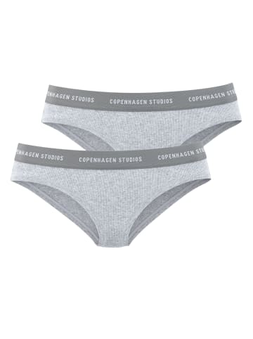 Copenhagen Studios Bikinislip in grau meliert