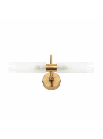 Licht-Erlebnisse Wandlampe (B)32 x (H)12 cm in Messing