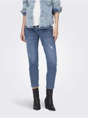 ONLY Mom Jeans in Light Blue Denim