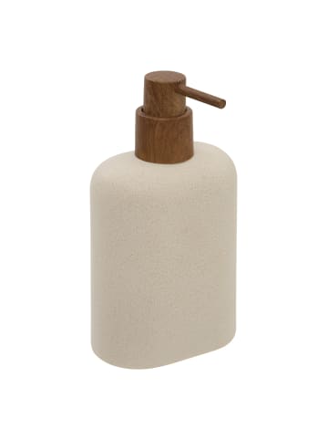 5five Simply Smart Seifenspender ARGILEO, 350 ml in Beige, (B) 5,6 x (H) 17 x (L) 8,8 cm