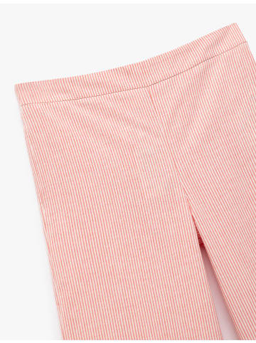 KOTON Hose in Bordo Gestreift