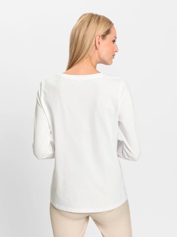 Heine Print-Shirt in ecru