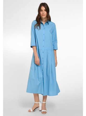 EMILIA LAY Hemdblusenkleid Cotton in azurblau