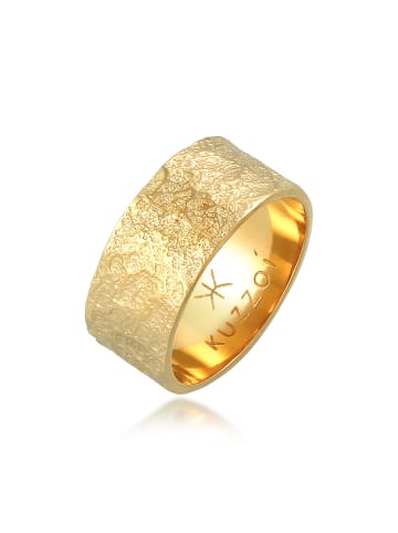 KUZZOI Ring 925 Sterling Silber in Gold