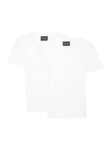 Marc O´Polo Bodywear Unterhemd / Shirt Langarm Iconic Rib Cotton in Weiß