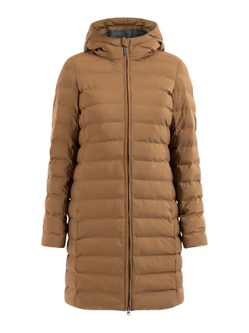 usha BLUE LABEL Damen Wattierter Steppmantel in Dunkelsand