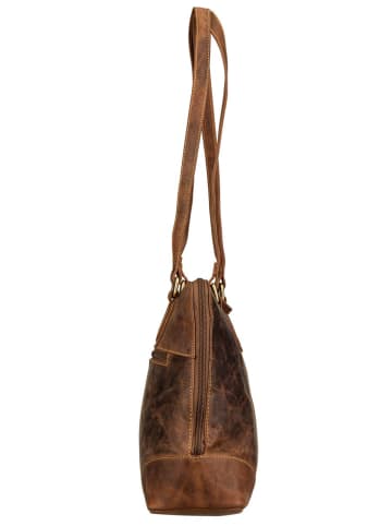 Greenburry Shopper Vintage Rv-Shopper A4 in Sattelbraun