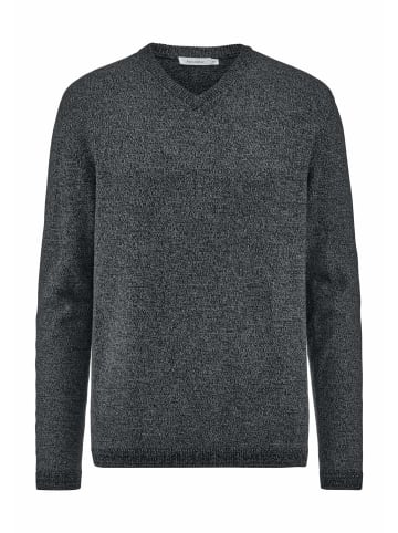 Hessnatur V-Pullover Regular in anthrazit