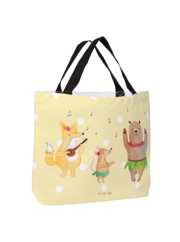 Mr. & Mrs. Panda Schultasche Waldtiere Aloha ohne Spruch in Gelb Pastell