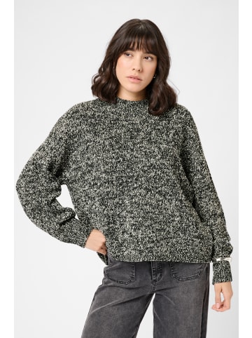 Kaffe Strickpullover KAesme Loose fit in Black Chalk Knit