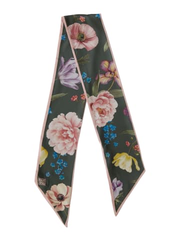 Oui Schal in khaki red