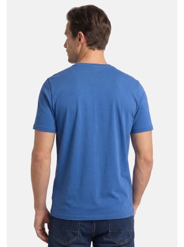 Redmond T-Shirt Basic in Dunkelblau / blau