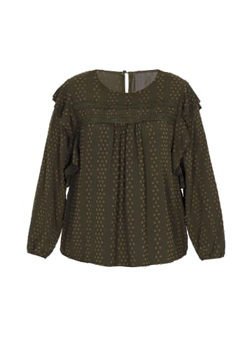 Usha Plus Size Blouse in Green