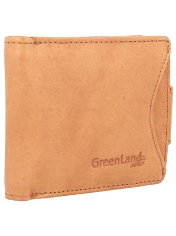 Greenland Nature Nature Geldbörse RFID Leder 10 cm in braun