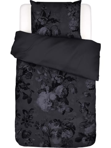 Essenza Satin Wendebettwäsche in blau-schwarz