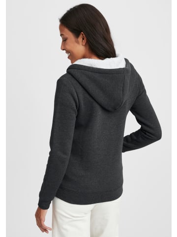 Oxmo Kapuzensweatjacke OXBinja in Grau