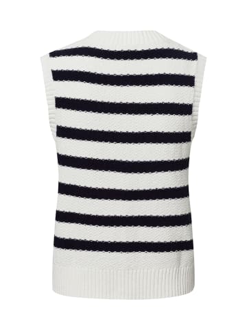 Marie Lund Pullunder in ecru marine - 0001