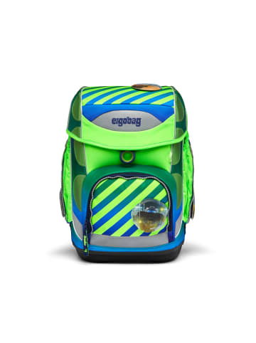 Ergobag Grundschulranzen Cubo TruckBär in grün/blau