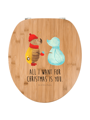 Mr. & Mrs. Panda Gütetoilettensitz Nachtfalter Schneemann mit... in Braun