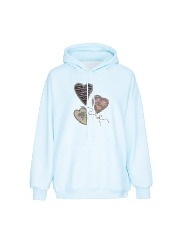 myMo Women Hoodie in Light Blue