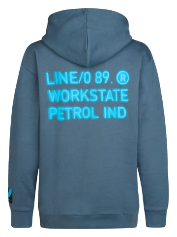 Petrol Industries Hoodie mit Grafik-Print forgepark in Blau