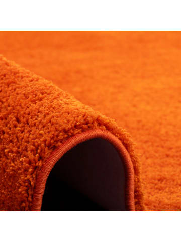 Snapstyle Hochflor Shaggy Läufer Teppich Palace in Orange